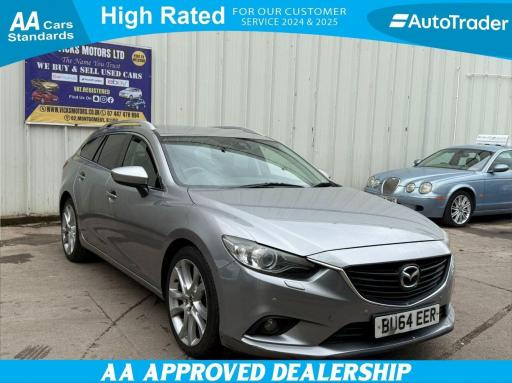 2014 MAZDA MAZDA6 2.2 SKYACTIV D SPORT NAV TOURER AUTO EURO 6 S S 5DR... photo